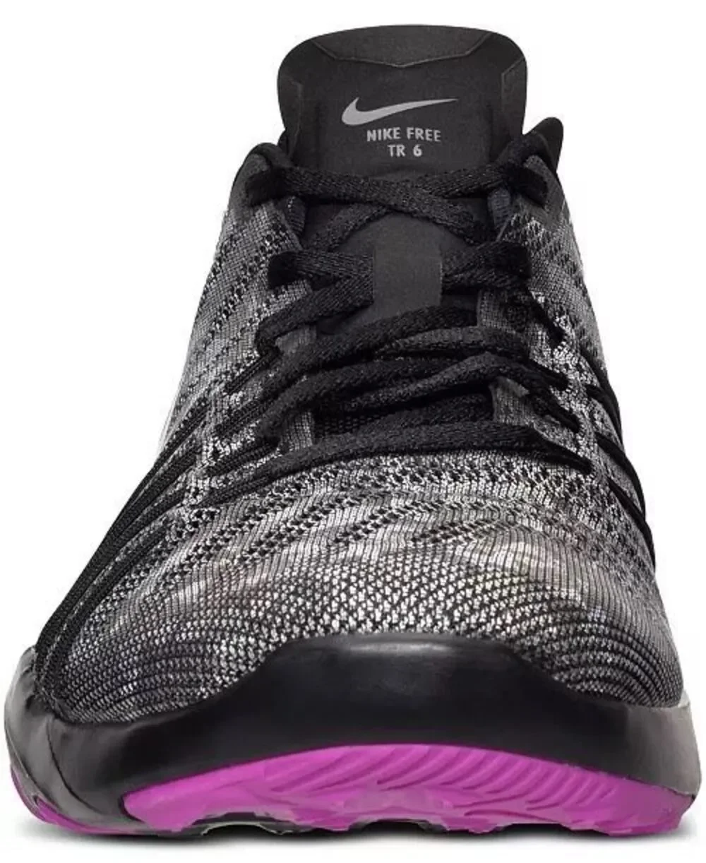 Nike Free TR 6 Metallic Training Shoes Gray Pink Women’s 7